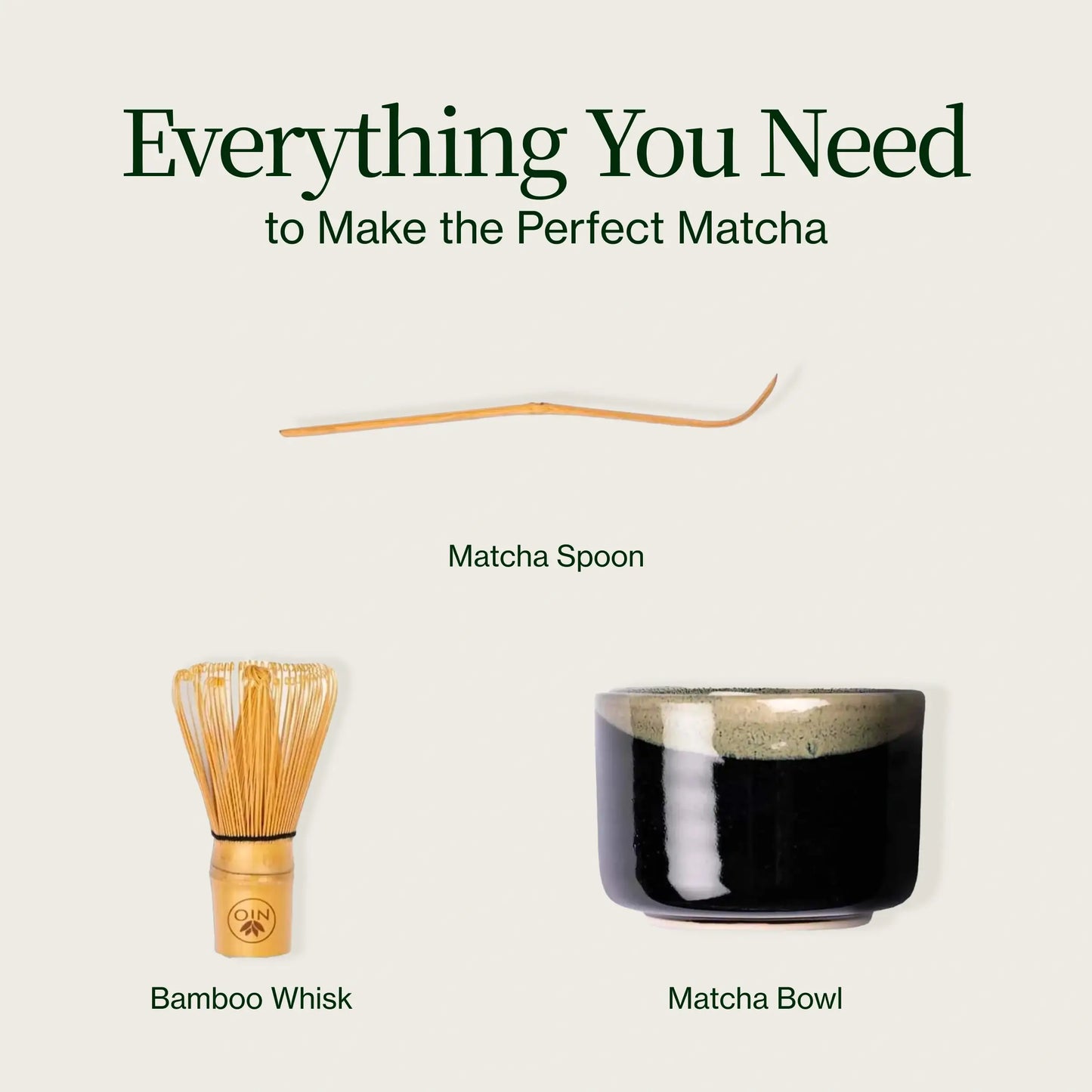 Échantillons de 21 Thés Matcha avec Fouet à Matcha et Bol à Matcha