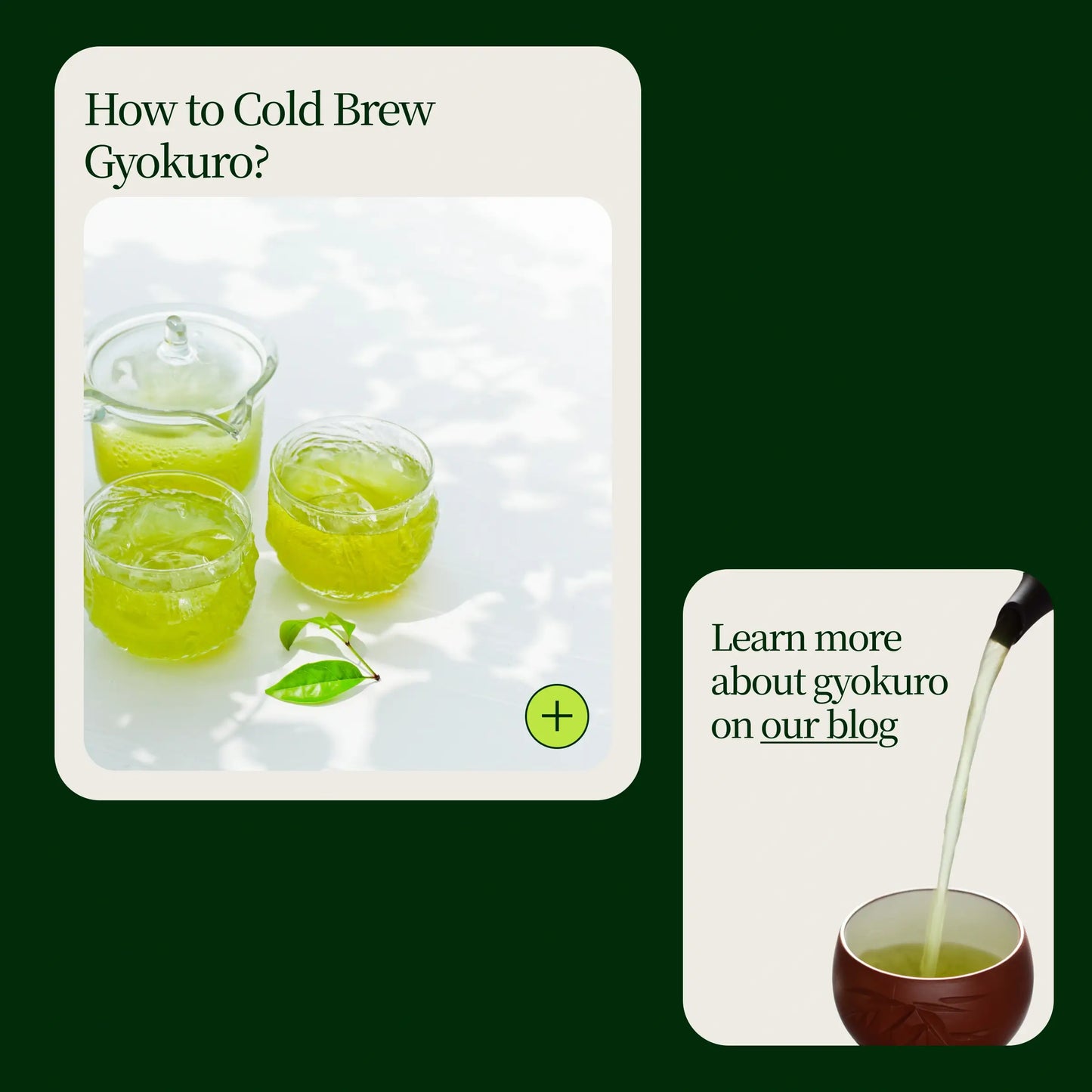 Thé Vert Gyokuro Cha Musume