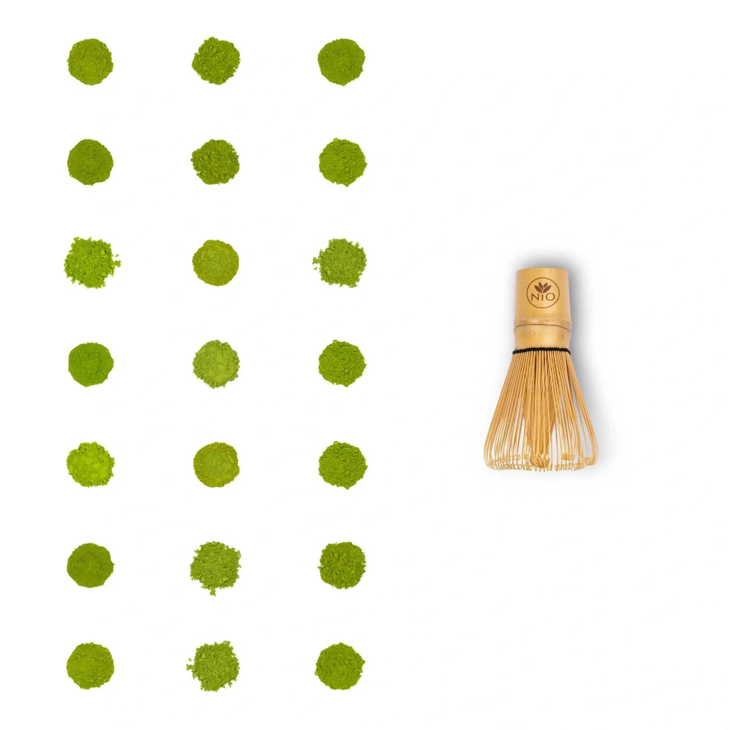 Échantillons de 21 Thés Matcha avec Fouet à Matcha