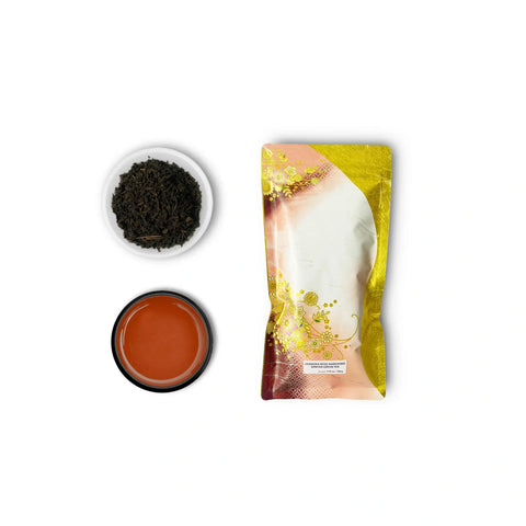 Thé fermenté japonais Nadeshiko Rose