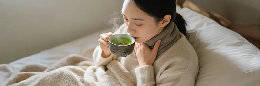 Warm tea offering comfort for a sore throat