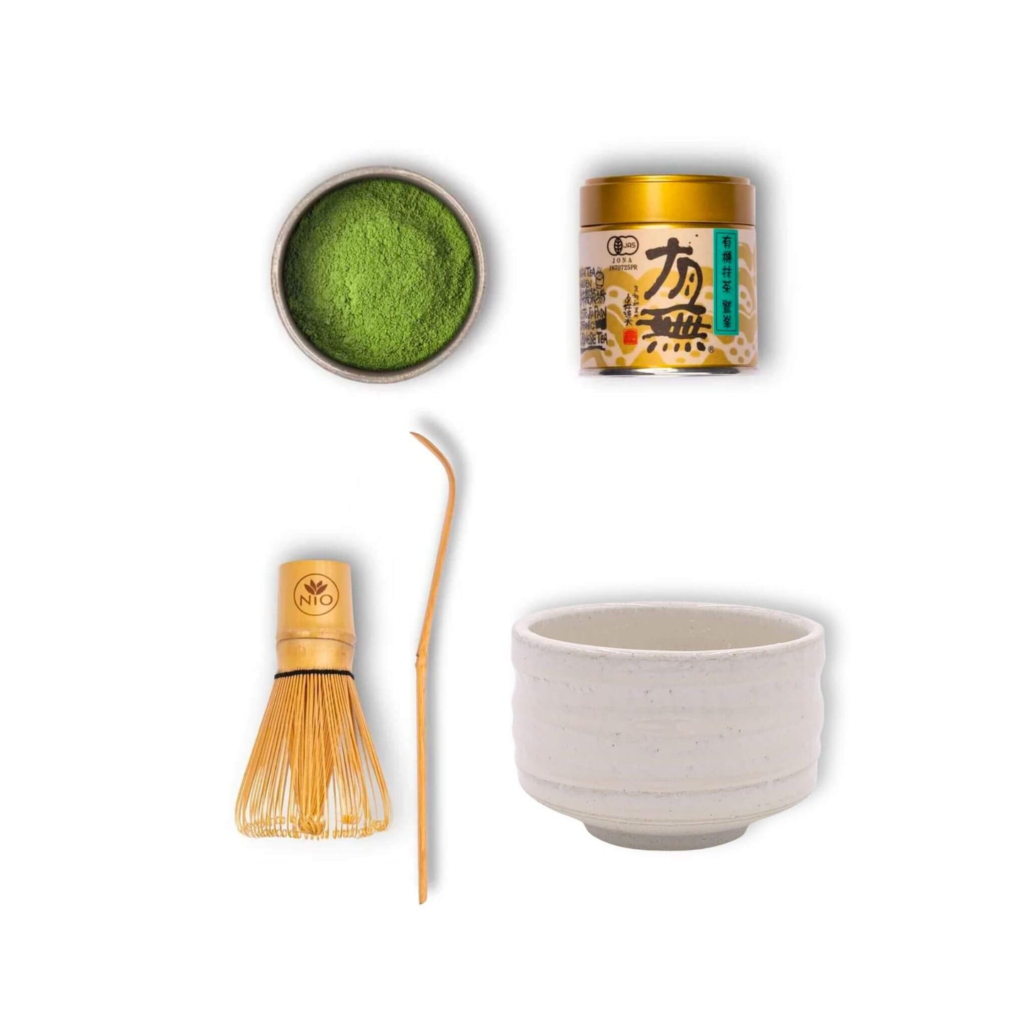 Service à thé matcha personnalisable & matcha de cérémonie