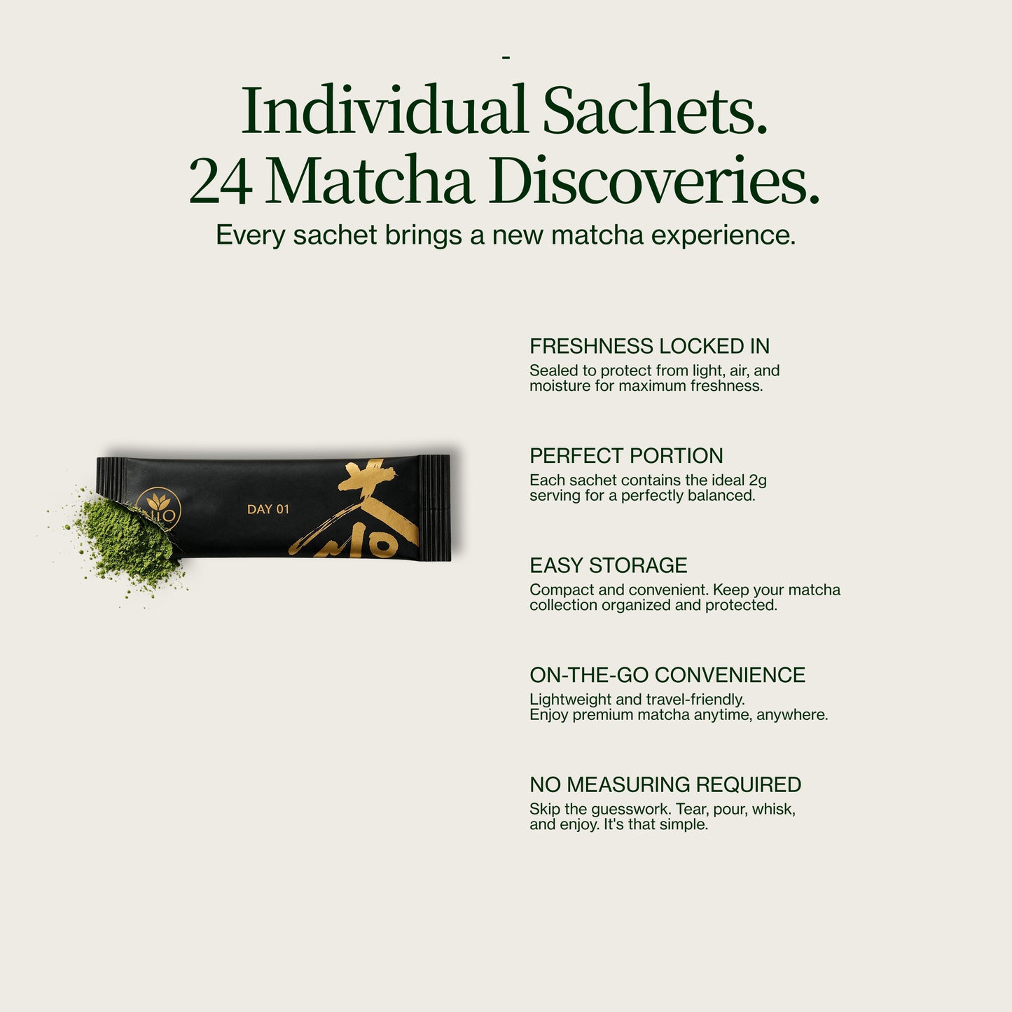 Calendrier de l'Avent Matcha 2026