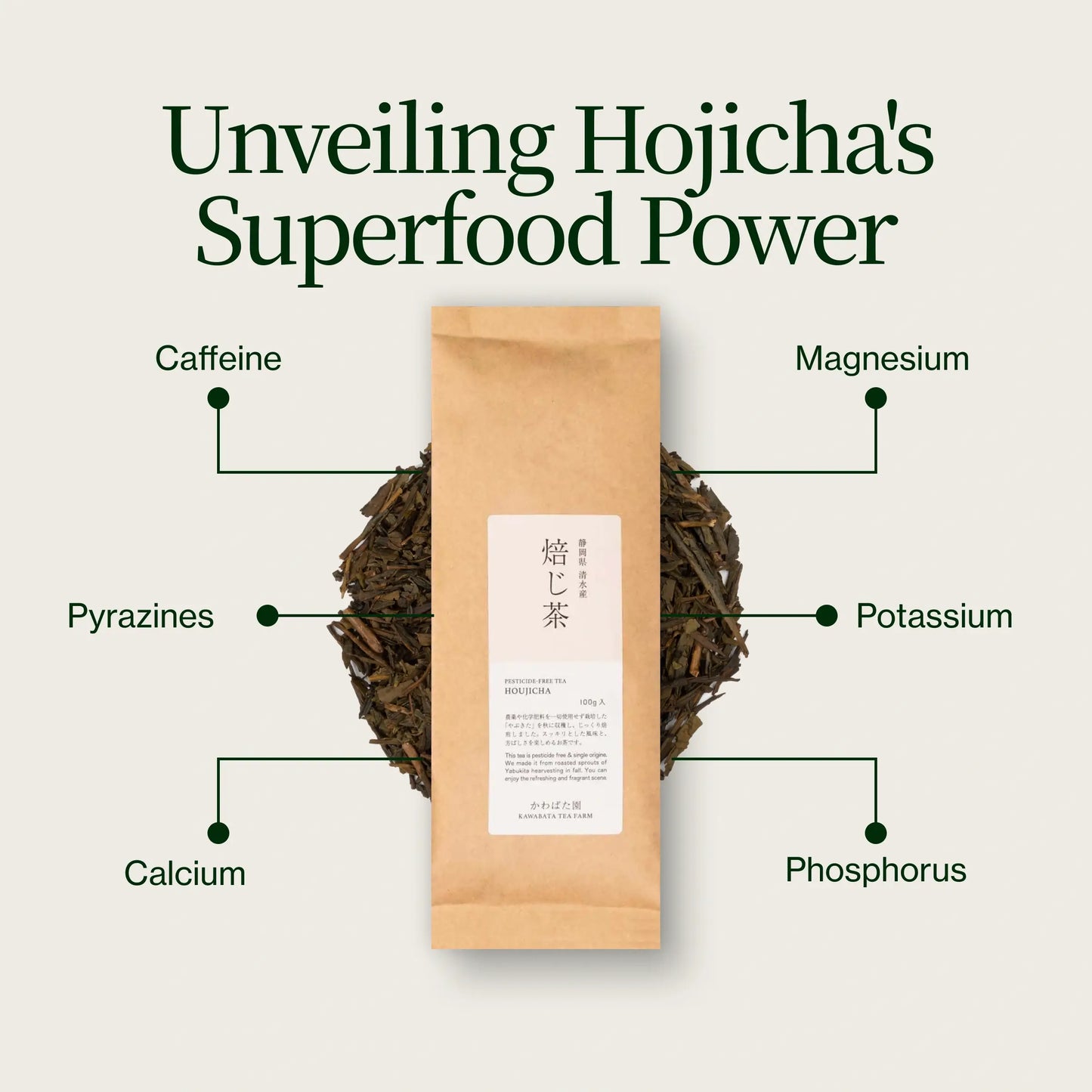 Thé Vert Hojicha Kawabataen