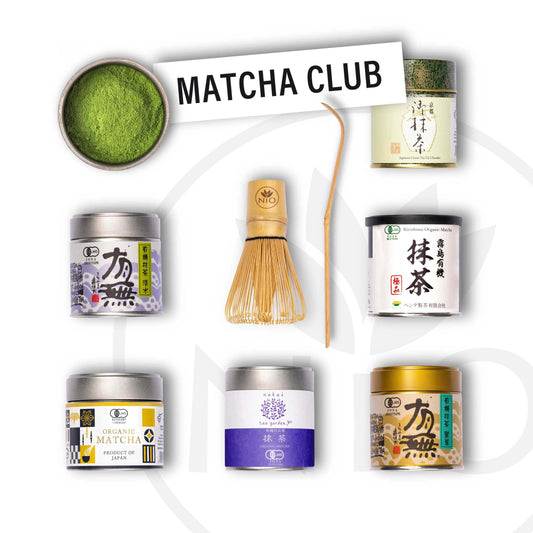 Matcha Club mensuel avec fouet à matcha et chashaku gratuits